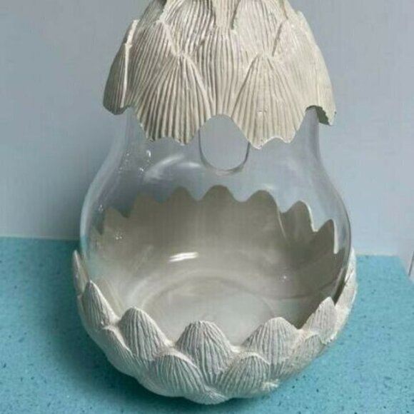 The Turnwald Collection International Artichoke Punch Bowl Ceramic Glass - Picture 2 of 10